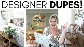 HOME DECOR DUPES  HOME DECORATING TIPS  HIGHEND LOOK FOR LESS [upl. by Arleta526]