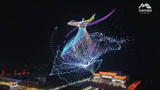 China set another world record with largest 7598 drone show in history from one laptop [upl. by Gayel]