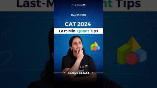 CAT Tip of the Day  93  8 Days To CAT Exam  CAT 2024 Last Minute Quant Tips [upl. by Orban]