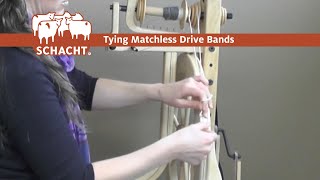 Tying Matchless Spinning Wheel Drive Bands [upl. by Elwood]