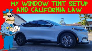 My Window Tint set up on my Mustang Mach E and California Tint Law  Llumar Ceramic [upl. by Wester]