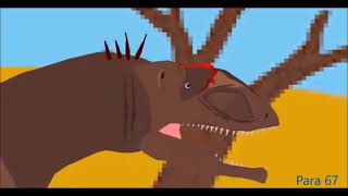 Parasaurolophus 67s Allosaurus vs stegosaurus remake ReSounded [upl. by Sallee391]