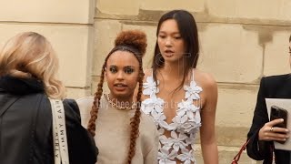 Lily Chee and Paola Locatelli  Paris Fashion Week 3 march 2024 show Valentino [upl. by Eirrem460]