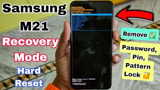 Samsung M21 Recovery Mode kaise kare  Lock Remove Hard Reset [upl. by Atiuqehc]