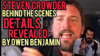 Owen Benjamin Reveals Behind the Scenes DETAILS from Steven Crowder Chrissie Mayr Podcast [upl. by Anehsak]