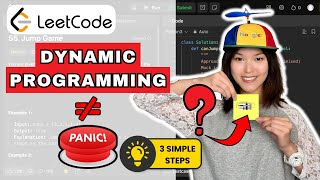 Leetcode Dynamic Programming  3 simple steps to solve any DP problems [upl. by Ardnued]