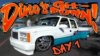 The BIGGEST GM Truck Show Ever  Dinos Git Down 2024 DAY 1 [upl. by Annabel390]