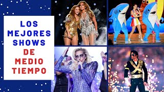 TOP 7 Los mejores shows de medio tiempo del SUPER BOWL  Super Bowl halftime show [upl. by Melc181]