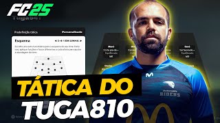 SUPER TÁTICA DO PRO PLAYER TUGA810 Formação 541 meta defensiva Ultimate team EA FC 25 [upl. by Hike]