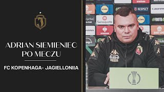 Konferencja po meczu FC Kopenhaga  Jagiellonia 12 [upl. by Landers]