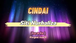 Cindai  Siti Nurhaliza Karaoke🎤 Original Music HD [upl. by Neelie]