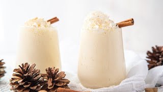 Easy Eggnog Milkshake Recipe [upl. by Oilalue]