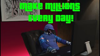 Make MILLIONS Every Day with the Agency  GTA ONLINE [upl. by Anitsahs538]