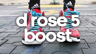 스니커뷰 adidas d rose 5 boost  디 로즈5 부스트  ballplaya  볼플레이야 [upl. by Adnirb]