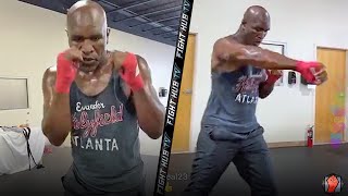 EVANDER HOLYFIELD COME BACK TRAINING  FULL SHADOW BOXING WORKOUT FOR BOXING RETURN [upl. by Nosnhoj559]