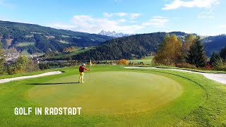 Golfclub Radstadt  die Golfanlage mit der Golfgondel birdie jet [upl. by Dowski]