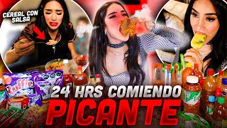 24 HORAS COMIENDO PICANTE 🌶️ 🥵 Kimberly Loaiza [upl. by Lehmann]