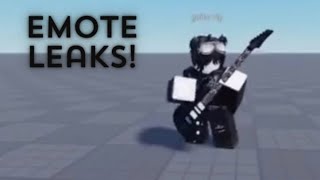 NEW GUITAR EMOTE LEAK The Strongest Battlegrounds [upl. by Rannug]