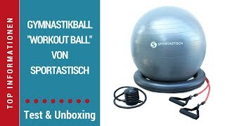 ☑ So wird der Gymnastikball richtig aufgepumpt ► Premium Gymnastikball von Sportastisch [upl. by Ojadnama821]