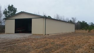 40x100 Metal Pole Barn 30 days start to finish [upl. by Simson983]