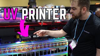 An upclose look at the Mimaki UCJV300160 UV Printer and cutter [upl. by Brinna125]