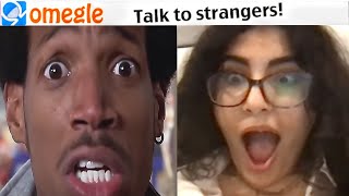 Shorty Goes on OMEGLE Scary Movie Scream Prank Ep5 [upl. by Ariad]