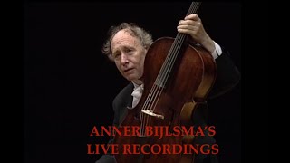 JS BACH Suite nr 5 for cello solo Anner BIJLSMA baroque cello live recording [upl. by Iturk]