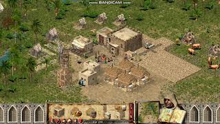 Stronghold Crusader  Castle Builder Gameplay [upl. by Aicrop]