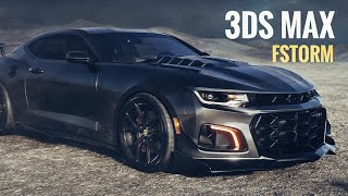 3Ds Max Camaro ZL1 FStorm Render  By Pantural [upl. by Berkman312]