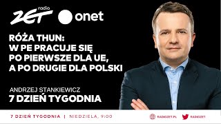 Róża Thun w Radiu ZET W PE pracuje się po pierwsze dla UE a po drugie dla Polski [upl. by Zullo]