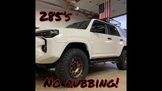 How to fit 285s on a 4Runner [upl. by Eicram310]