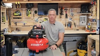 Ecomax 150 psi Air Compressor  Unpack and Review [upl. by Grayce218]