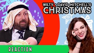 American Reacts  DAVID MITCHELLS CHRISTMAS  Would I Lie To You [upl. by Lyrradal]