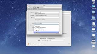 Installer Imprimante via ladresse IP sur un Mac [upl. by Trix286]