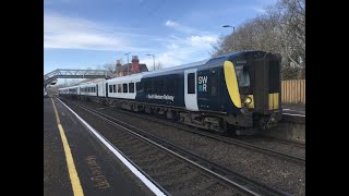 Trains At Hinton Admiral 050222 [upl. by Venditti]