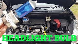 How To Change Peugeot Partner Headlight Bulb [upl. by Annayak207]