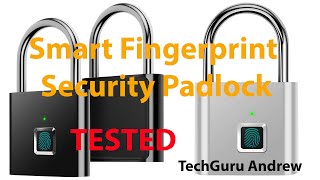 Smart Fingerprint Security Padlock [upl. by Elrebmik]