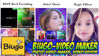 Biugo Video Maker  Photo Video Maker  Video Editor Tutorial On Android Easy Guide [upl. by Ecidnarb683]