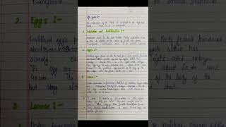 Ancylostoma duodenale zoology 3rd year hand written notes biology viralshorts likeandsubscribe [upl. by Cirdes]