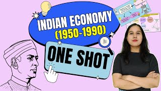 Indian Economy 19501990  One Shot  Class 12  Indian Eco  Neha Jangid [upl. by Edelstein]