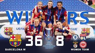 Barcelona ● Road to Victory  Womens Champions League 20232024 [upl. by Pierce]