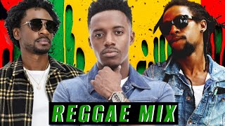 Reggae Dancehall Riddims Mix 2024 Jah Cure Chris Martin Alaine Busy Signal  Tinas Mixtape [upl. by Carrillo796]