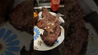 Beef steak for Dinner pinayinamerika filipinainfloridausa ribeyesteak [upl. by Adalai60]