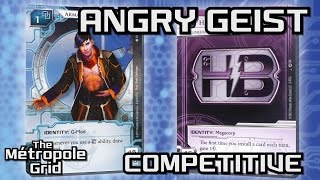 Android Netrunner  Angry Geist vs HB EtF  Competitive [upl. by Eilesor549]