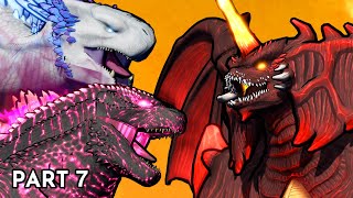 Destoroyah vs Evolved Godzilla and Shimo  Animation Part 78 [upl. by O'Callaghan]