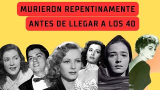 Estos actores del cine de oro mexicano NO alcanzaron a llegar a los 40 años [upl. by Sinylg]