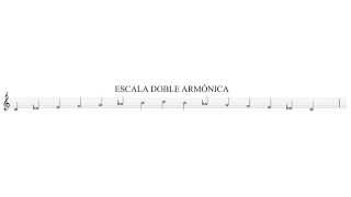 ESCALA DOBLE ARMÓNICA EN LA GAITA DOUBLE HARMONIC SCALE ON BAGPIPES [upl. by Dilisio296]