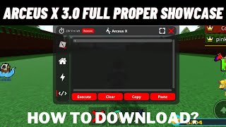 Arceus X 30 Full Proper Showcase  How to Download [upl. by Marco153]