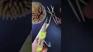 Toothpick Shooter tutorial diycrafts shorts [upl. by Eilerua91]