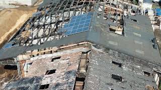 Samlesbury Barn FireThe Morning After [upl. by Yrtnahc]